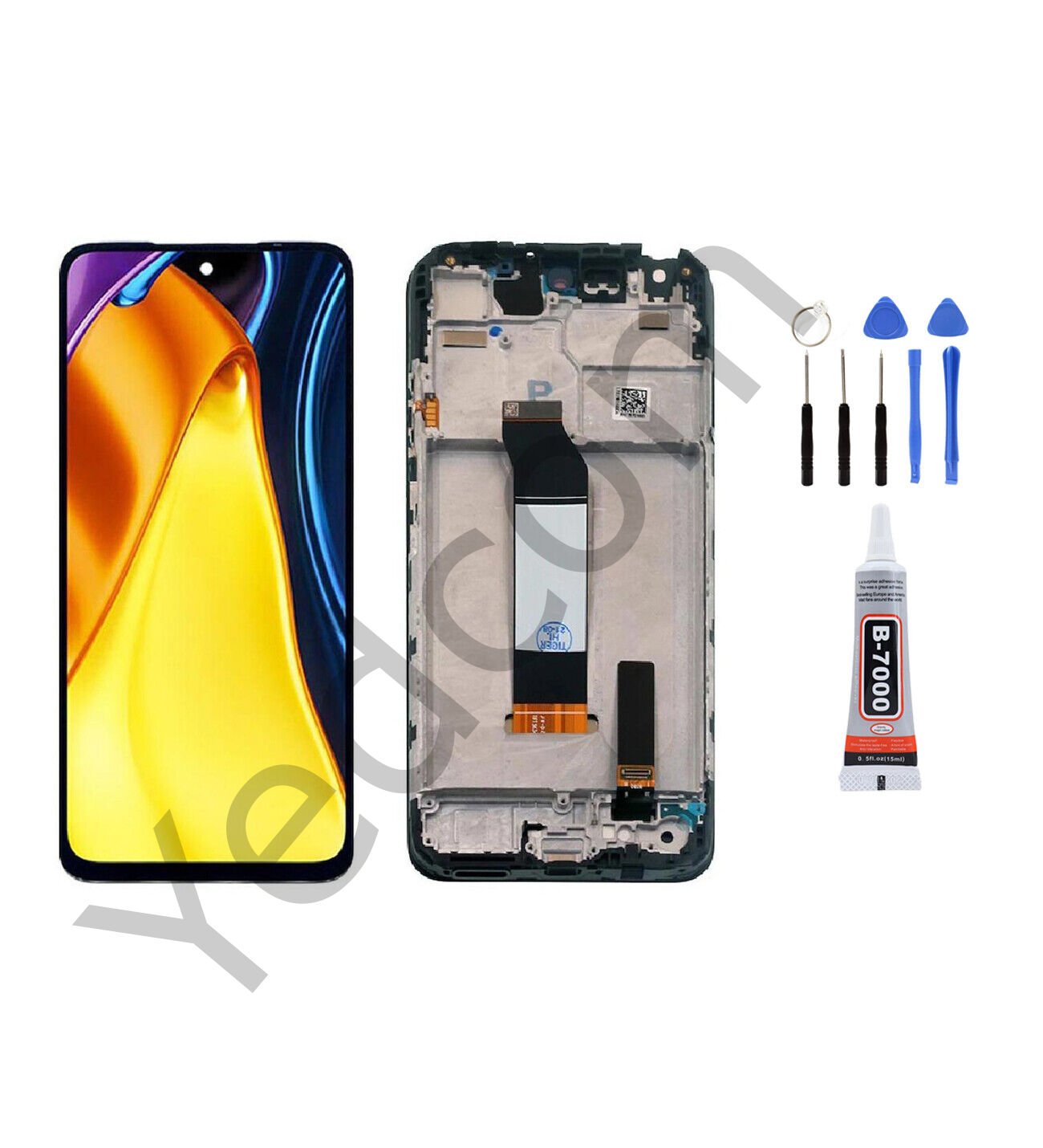 Xiaomi POCO M3 Pro Çıtalı Ekran Lcd Dokunmatik Tamir Seti Beraber