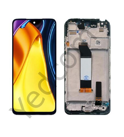 Xiaomi POCO M3 Pro Çıtalı Lcd Ekran ve Dokunmatik Komple Ekran Yüksek Kalite