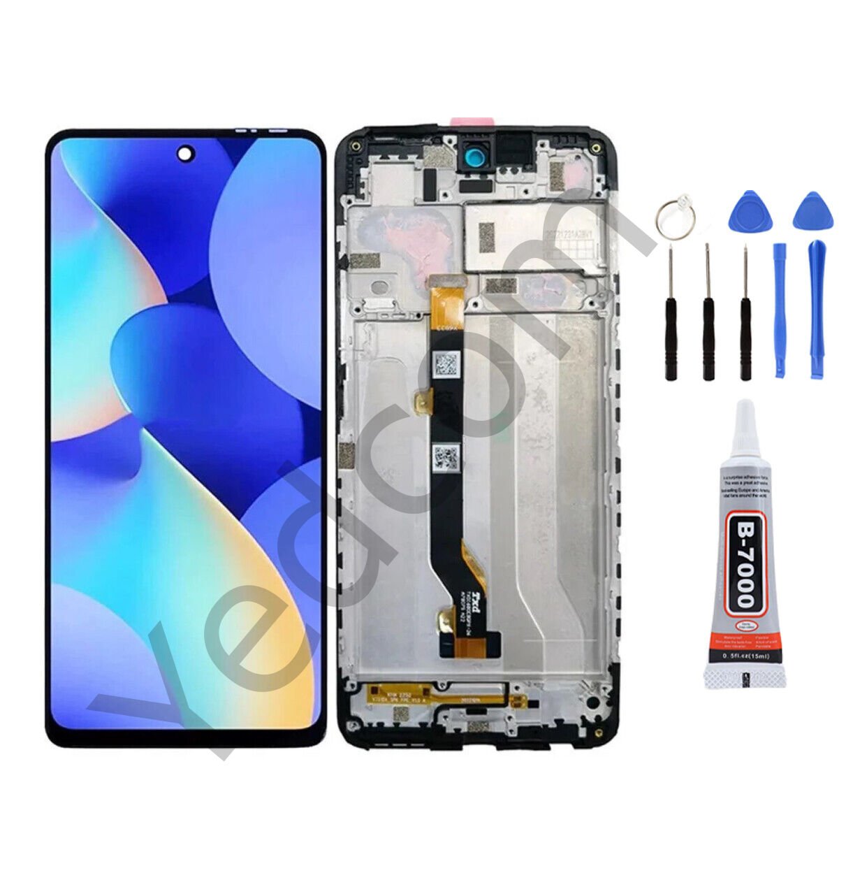 Tecno Spark 10 Pro Çıtalı Ekran Lcd Dokunmatik Tamir Seti Beraber