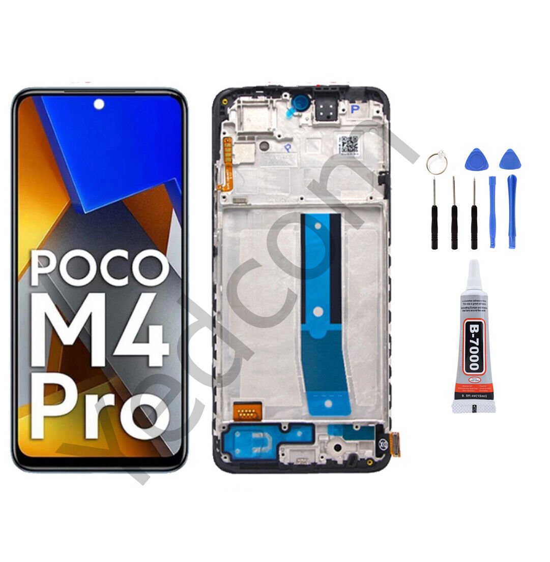 Xiaomi POCO M4 Pro 5G Çıtalı Ekran Lcd Dokunmatik Tamir Seti Beraber