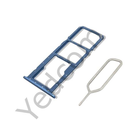 Samsung M20 Sim Kart Aparatı Sim Tepsisi Sim Kızağı Mavi