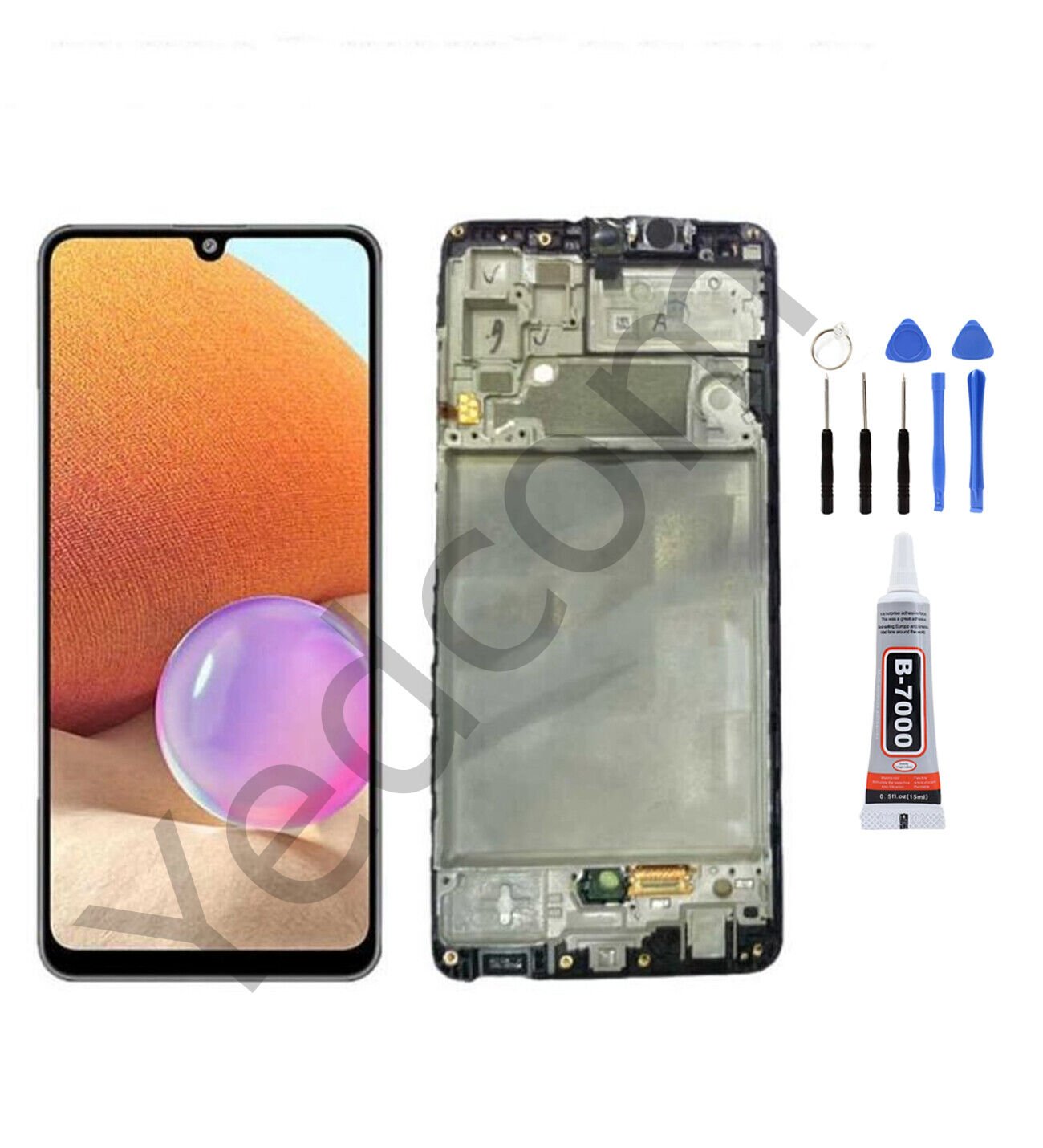 Samsung A32 A325 4G Çıtalı Ekran Lcd Dokunmatik Tamir Seti Beraber