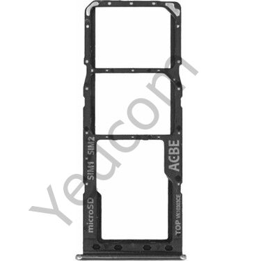 Samsung M23 Sim Kart Aparatı Sim Tepsisi Sim Kızağı Siyah