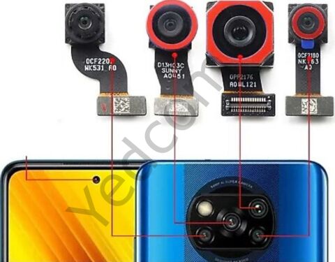 Xiaomi POCO X3 Arka Kamera FULL SET
