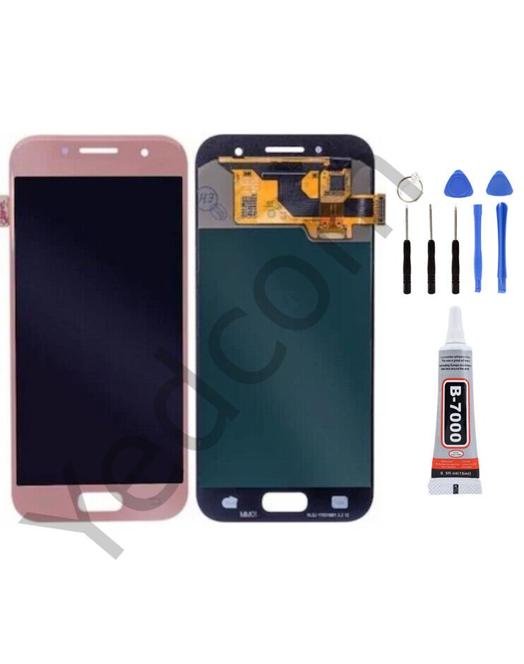 Samsung A5 2017 A520 PEMBE Ekran Lcd Dokunmatik Tamir Seti Beraber