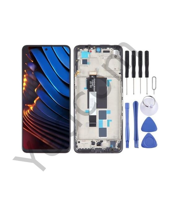Xiaomi POCO X3 GT Çıtalı Lcd Ekran ve Dokunmatik Komple Ekran Yüksek Kalite