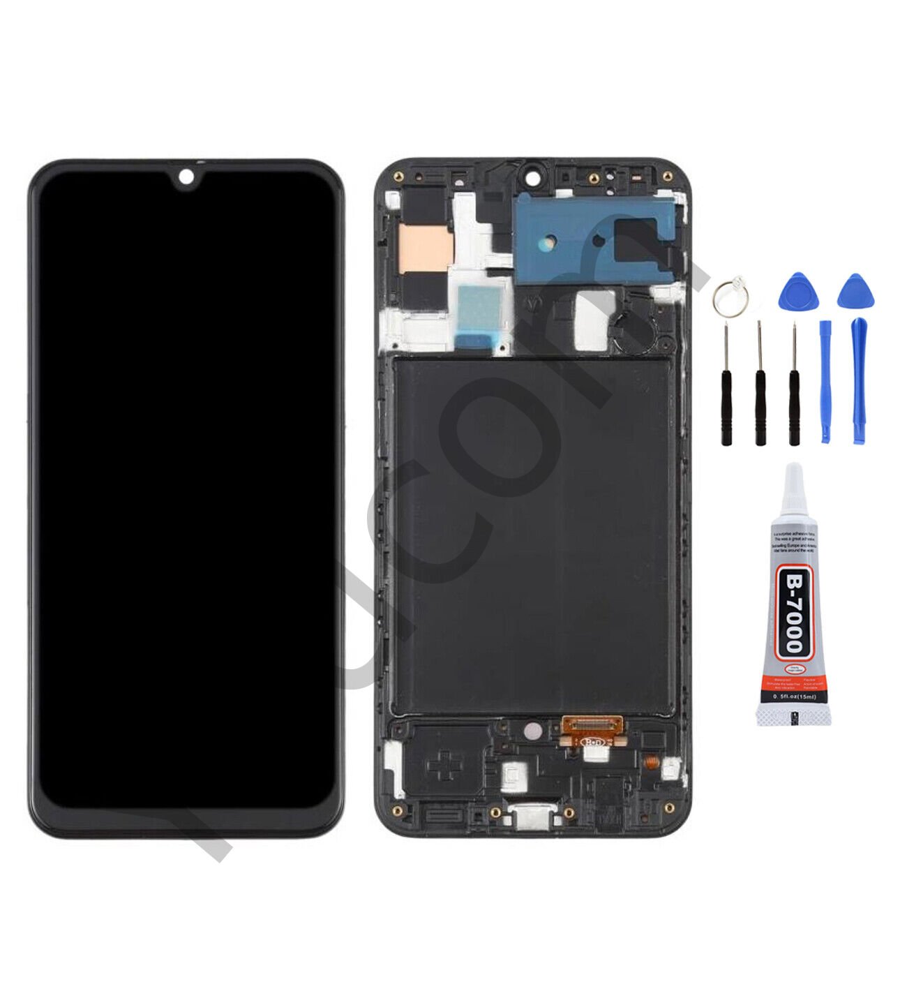 Samsung A50 A505F Çıtalı Ekran Lcd Dokunmatik Tamir Seti Beraber