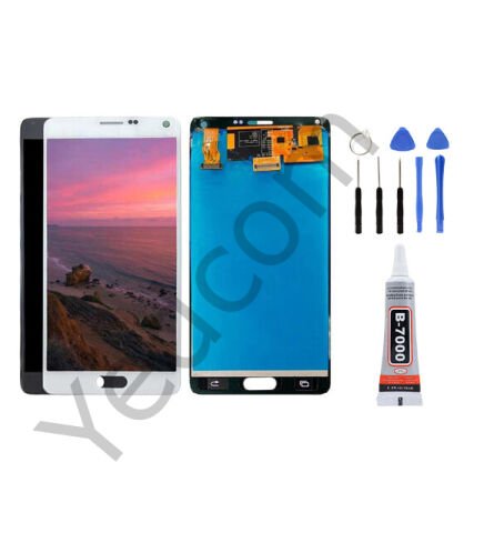 Samsung NOTE 4 N910F Ekran Lcd Dokunmatik Tamir Seti Beraber Beyaz