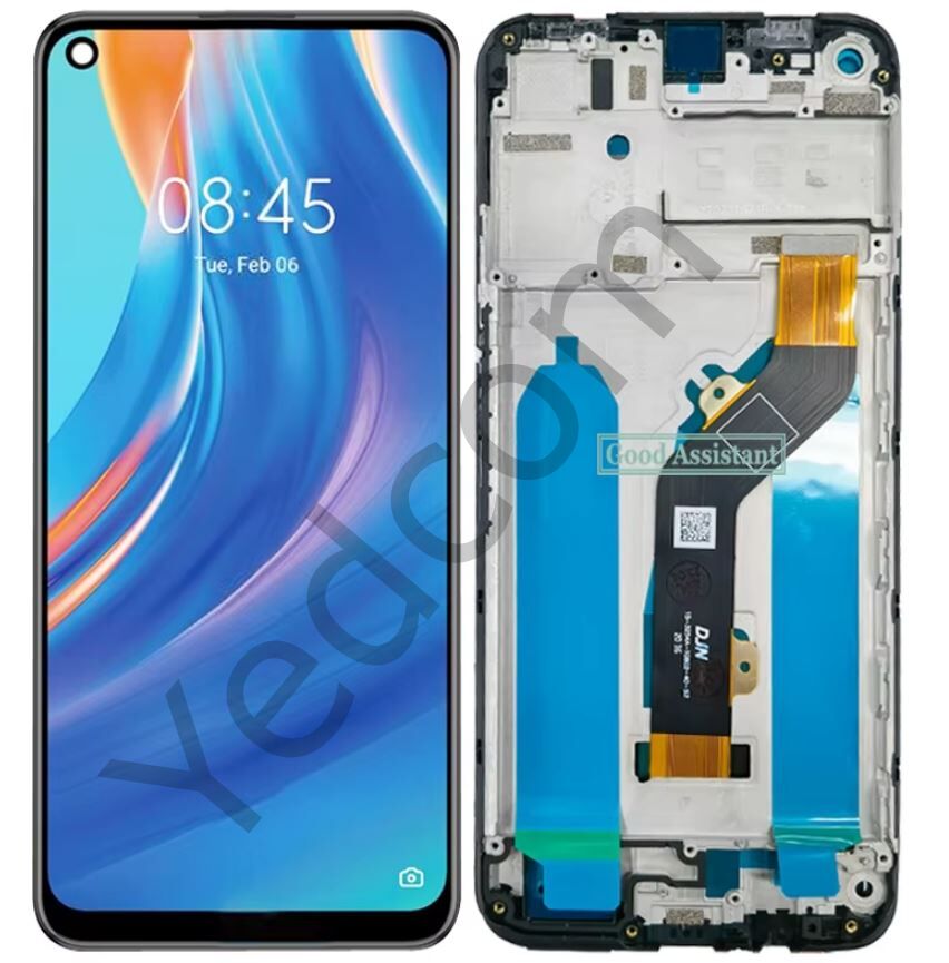 Tecno Spark 7 Pro Çıtalı Lcd Ekran ve Dokunmatik Komple Ekran Yüksek Kalite