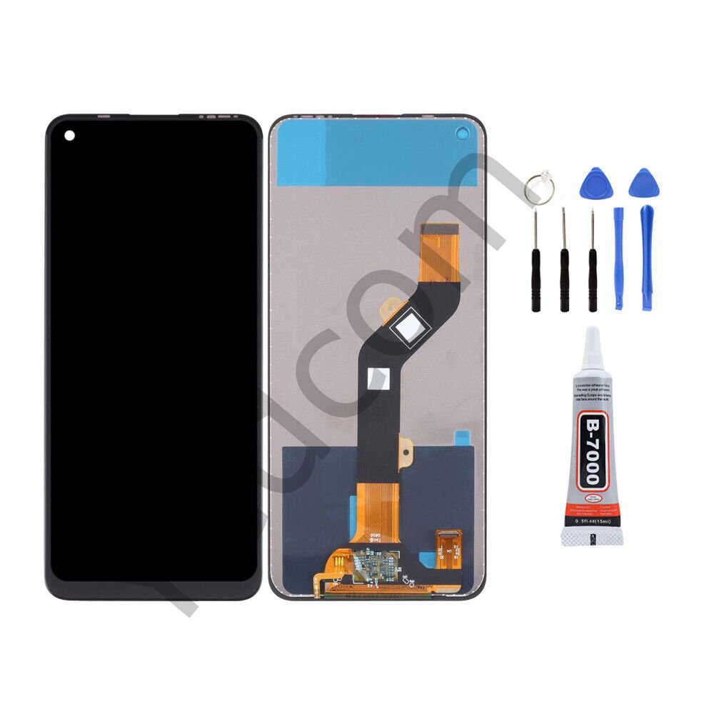 Tecno Spark 7 Pro Ekran Lcd Dokunmatik Tamir Seti Beraber