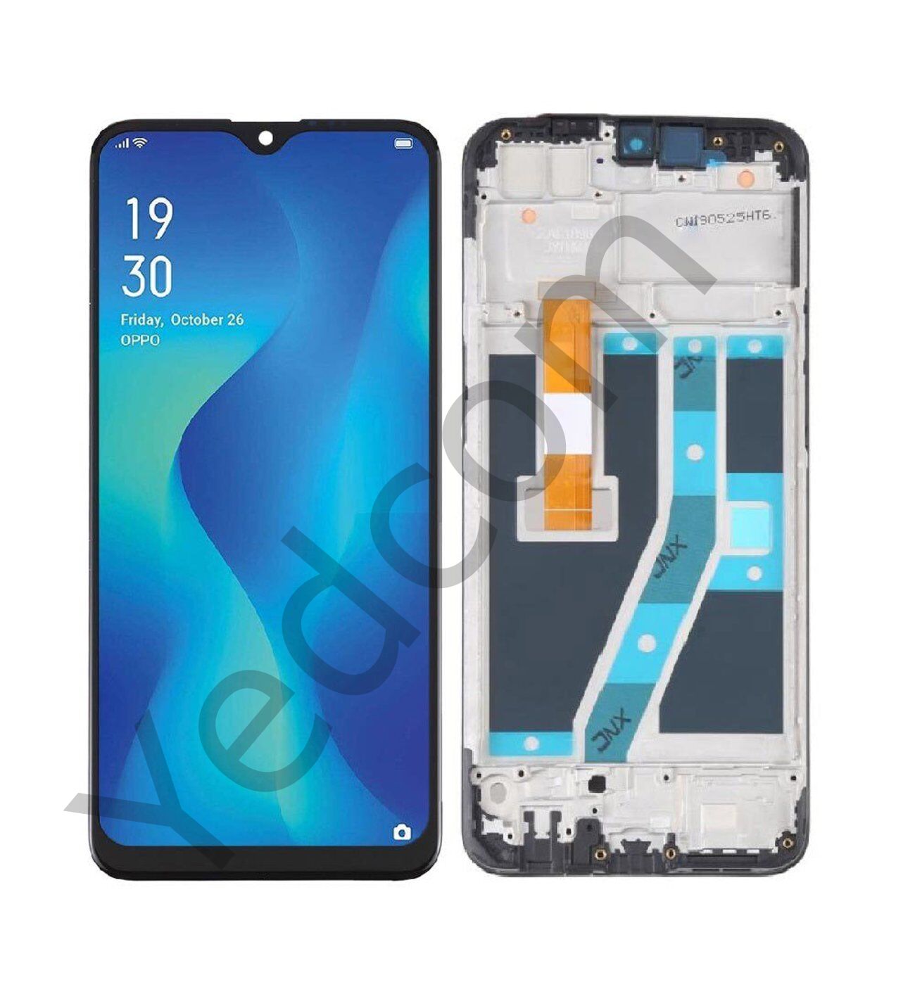 Oppo Realme C2 Çıtalı Lcd Ekran ve Dokunmatik Komple Ekran Yüksek Kalite