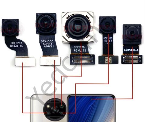 Xiaomi POCO X3 PRO Arka Kamera FULL SET