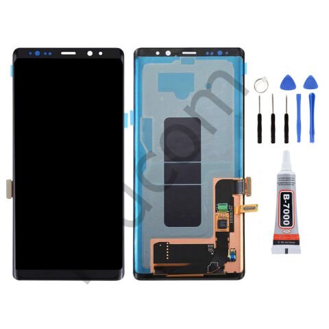 Samsung NOTE 8 Ekran Lcd Dokunmatik Tamir Seti Beraber Siyah