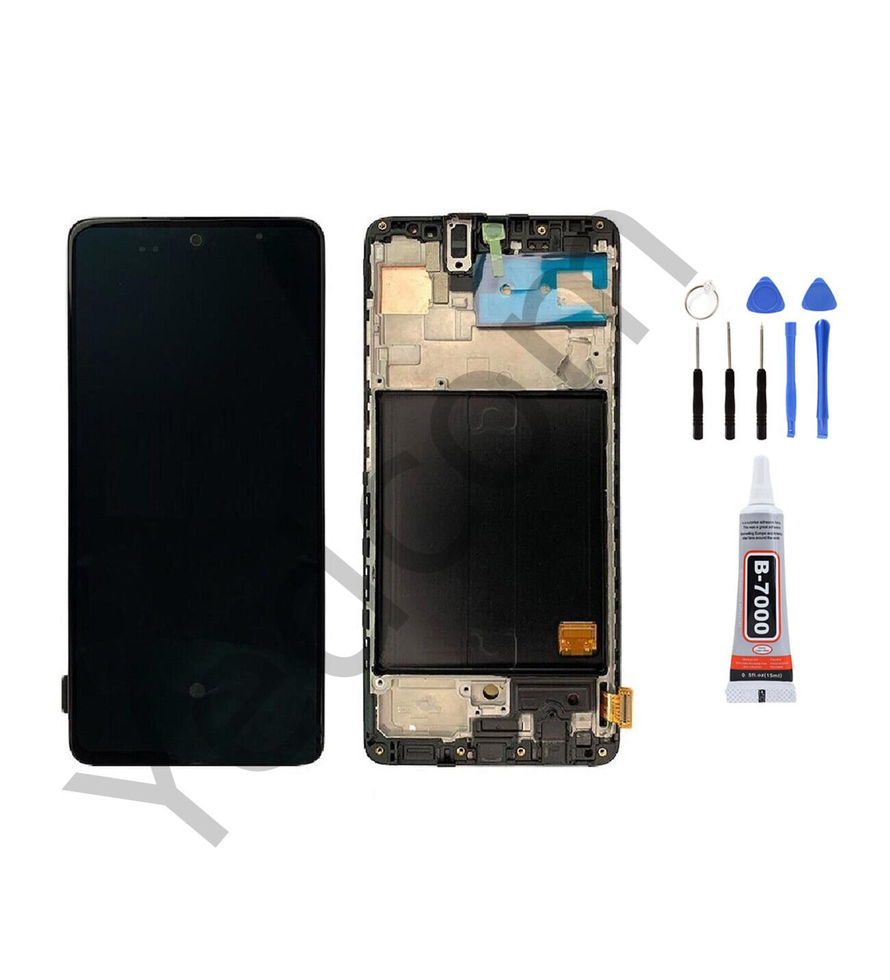 Samsung A51 2020 A515F Çıtalı Ekran Lcd Dokunmatik Tamir Seti Beraber