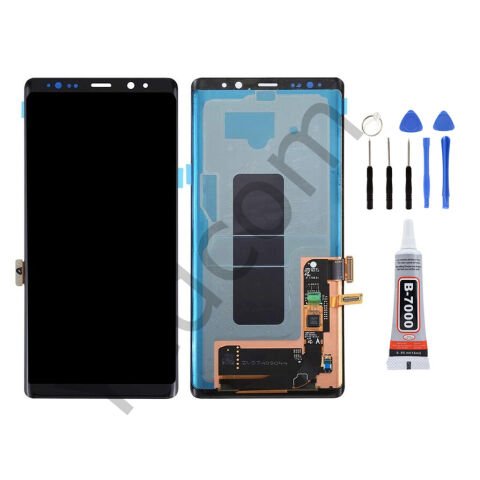 Samsung NOTE 9 Ekran Lcd Dokunmatik Tamir Seti Beraber Mavi