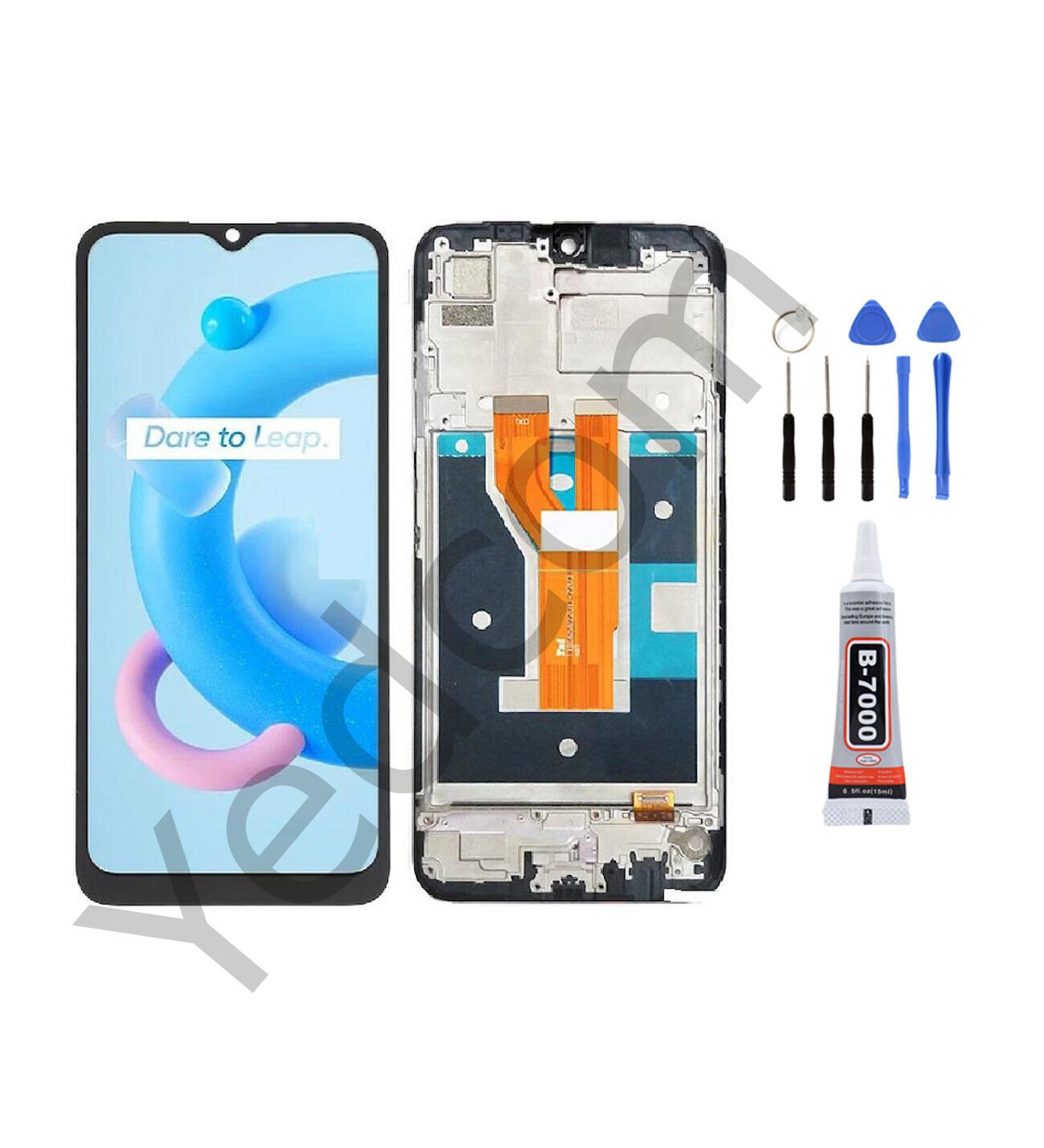 Oppo Realme C21 Çıtalı Ekran Lcd Dokunmatik Tamir Seti Beraber