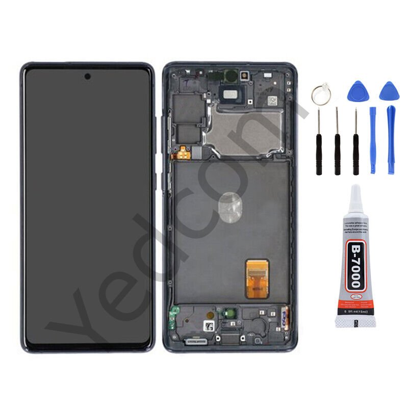 Samsung S20 FE G780 Çıtalı Ekran Lcd Dokunmatik Tamir Seti Beraber Silver
