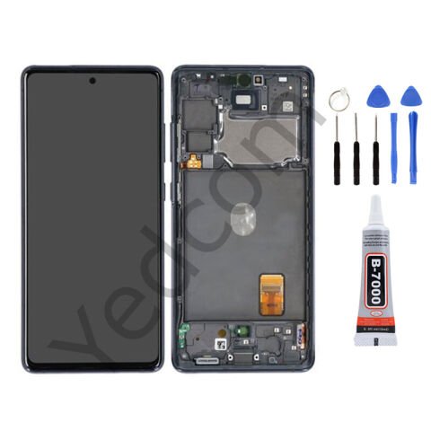 Samsung S20 FE G780 Çıtalı Ekran Lcd Dokunmatik Tamir Seti Beraber Silver