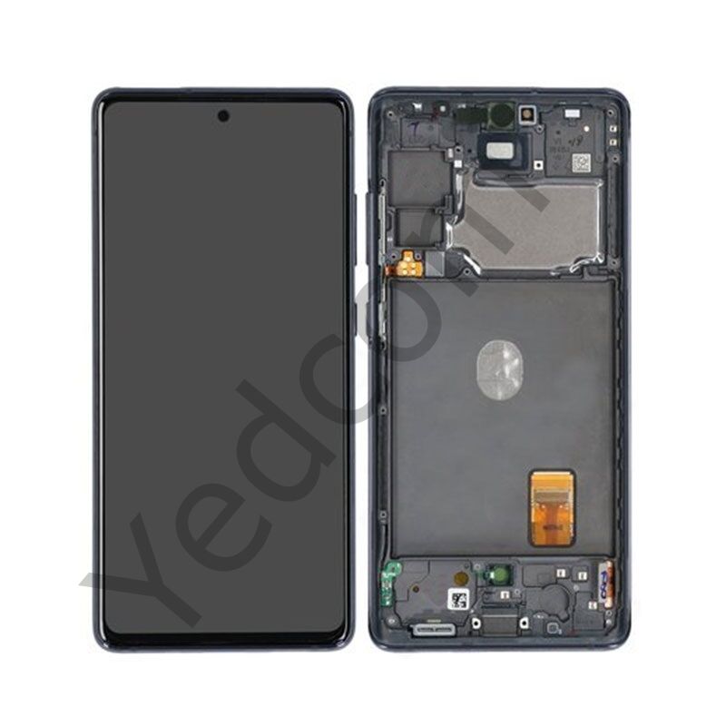 Samsung S20 FE G780 Çıtalı Lcd Ekran ve Dokunmatik Komple Ekran Yüksek Kalite Siyah