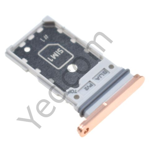 Samsung S22 5G Sim Kart Aparatı Sim Tepsisi Sim Kızağı Gold