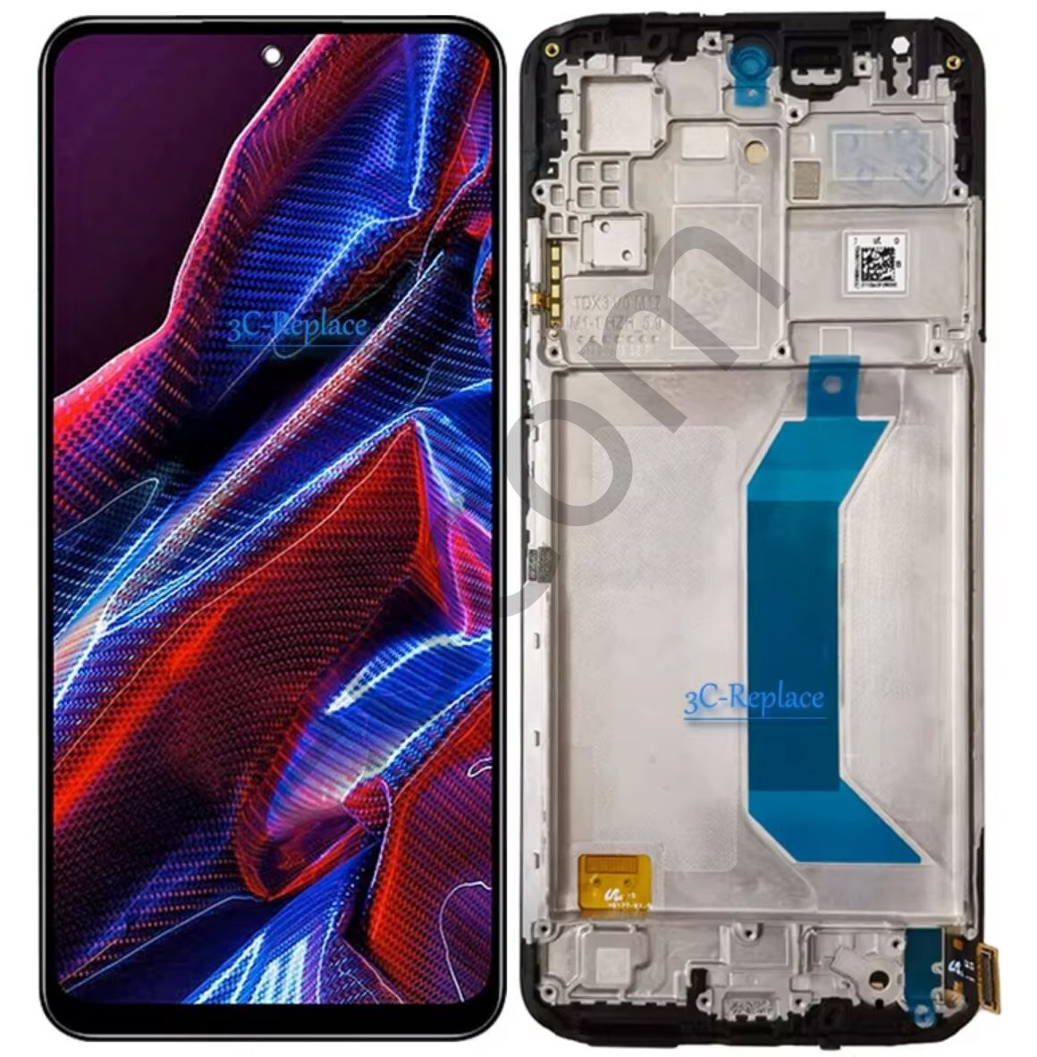Xiaomi POCO X5 5G Çıtalı Oled Lcd Ekran ve Dokunmatik Komple Ekran Yüksek Kalite