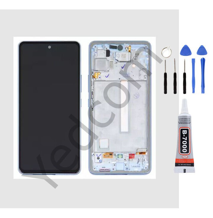Samsung A53 A536F Çıtalı Ekran Lcd Dokunmatik Tamir Seti Beraber