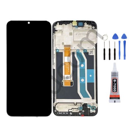 Oppo Realme C25Y Çıtalı Ekran Lcd Dokunmatik Tamir Seti Beraber