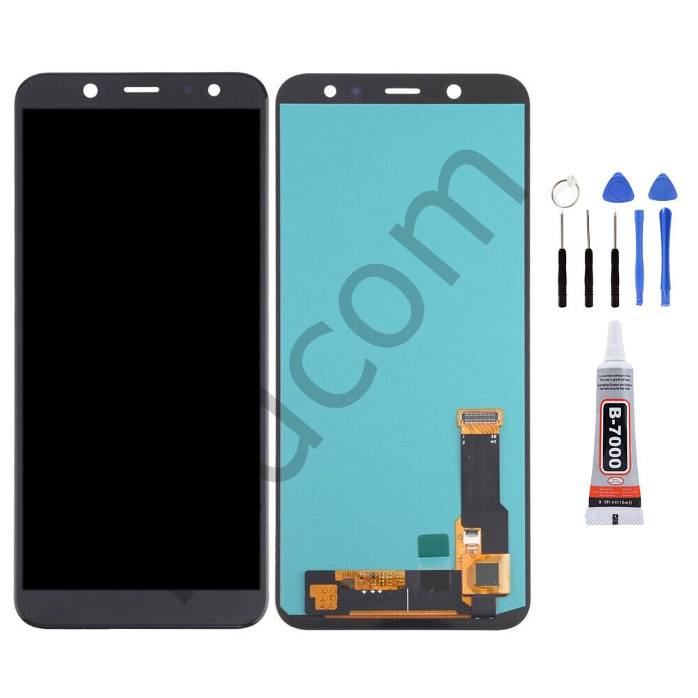 Samsung A6 A600 SİYAH Ekran Lcd Dokunmatik Tamir Seti Beraber