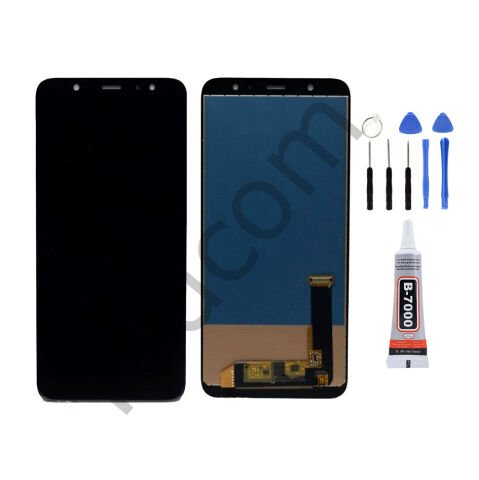 Samsung A6 PLUS A605F SİYAH Ekran Lcd Dokunmatik Tamir Seti Beraber