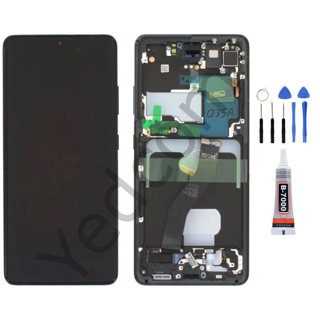 Samsung S21 ULTRA G988 Çıtalı Ekran Lcd Dokunmatik Tamir Seti Beraber