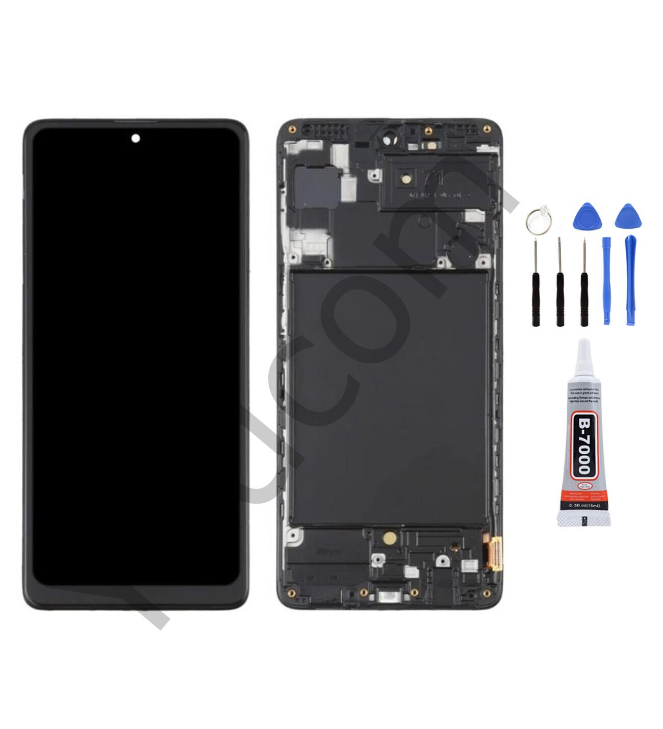 Samsung A71 A715F Çıtalı Ekran Lcd Dokunmatik Tamir Seti Beraber