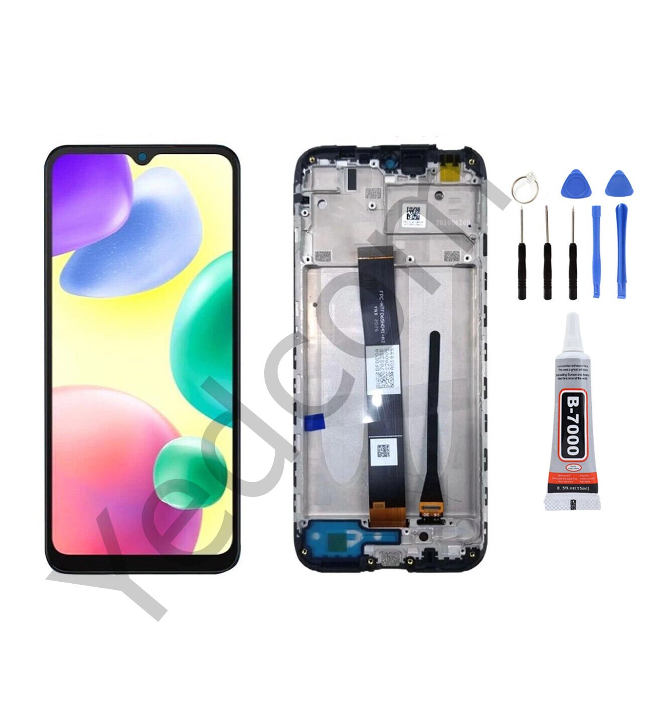 Xiaomi Redmi 10A Çıtalı Ekran Lcd Dokunmatik Tamir Seti Beraber