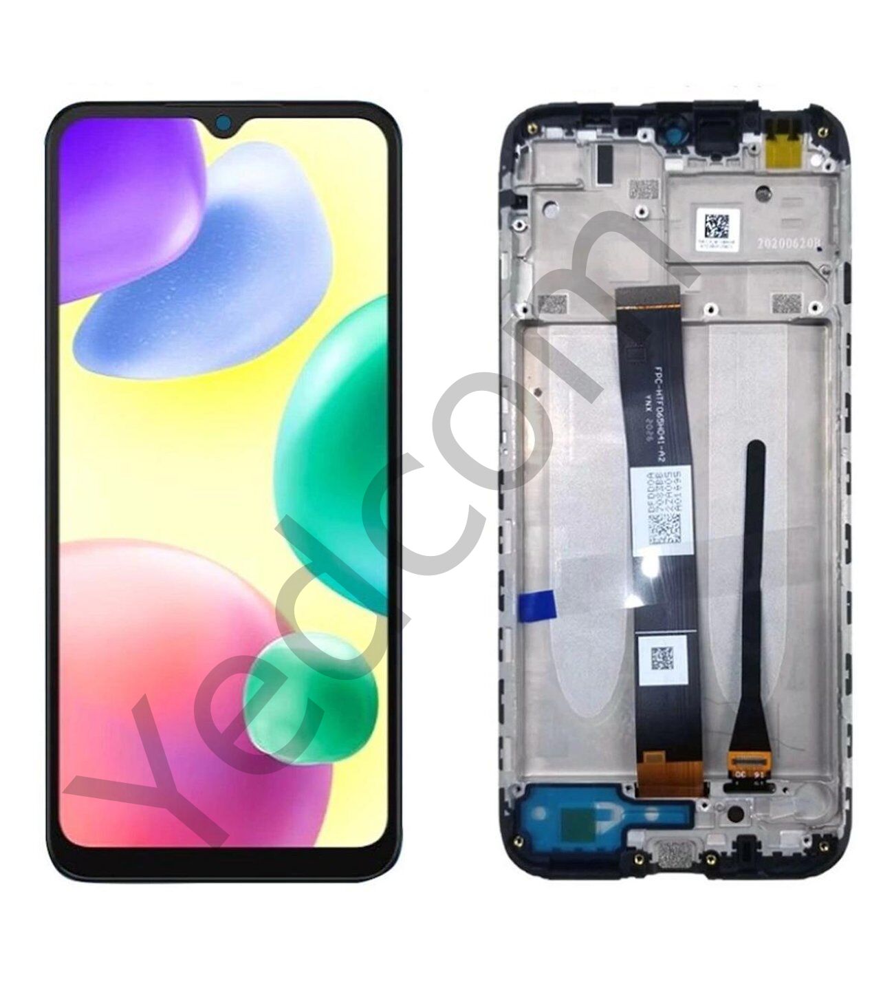 Xiaomi Redmi 10A Çıtalı Lcd Ekran ve Dokunmatik Komple Ekran Yüksek Kalite